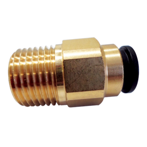 John Guest (JG) Brass Straight Adaptor 12mm x 1/2" (HWS)