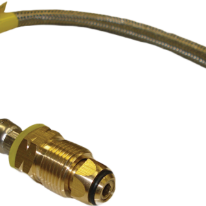 Gas S/S Flexible Hose - 450mm for Double Bottle Kits