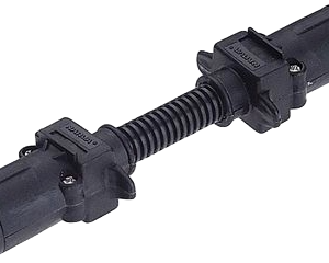 Small Round 7 Pin Socket To 6 Pin Small Round Trailer