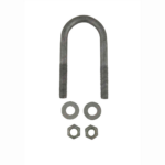 U-Bolt 50mm (2 Inch) Round x 125mm (4 1/2 Inch) Long with Nuts & Washers