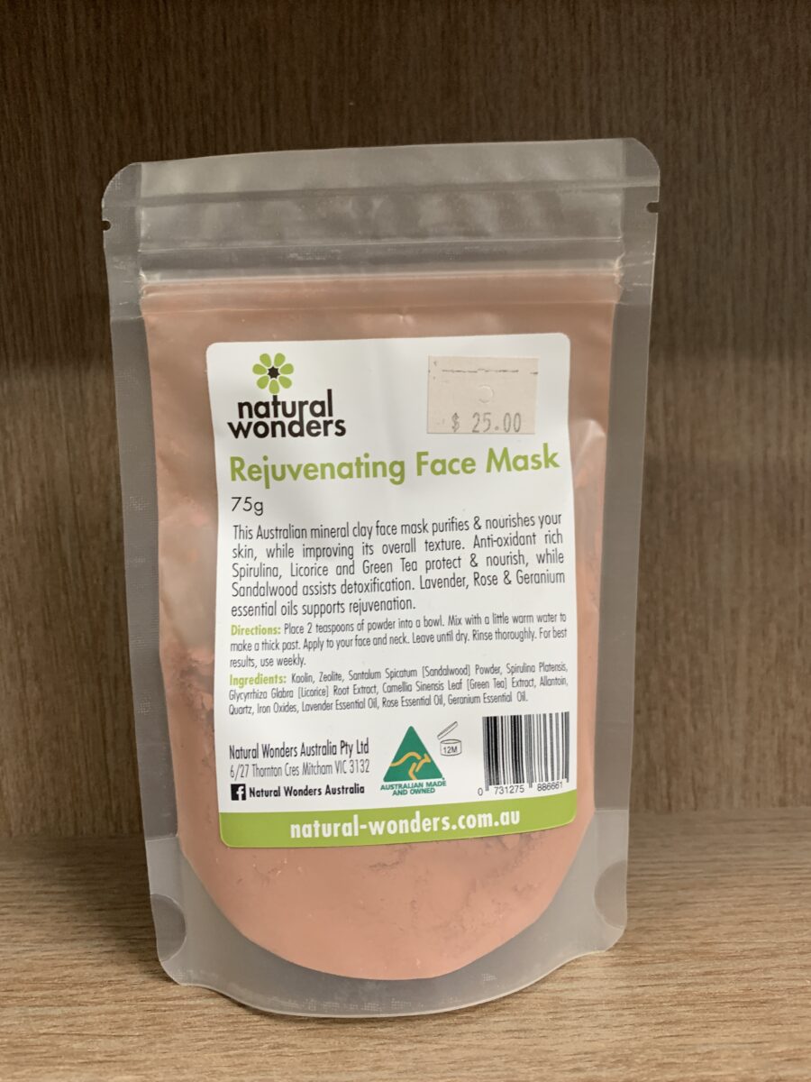 Natural Wonders Rejuvenating Face Mask 75g