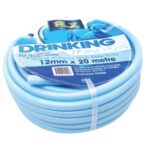 20M Roll of Blue Non-Toxic Reinforced Water Hose