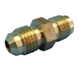 No 17 Gas Double Union TF Male SAE 1/4" x Male SAE 1/4"