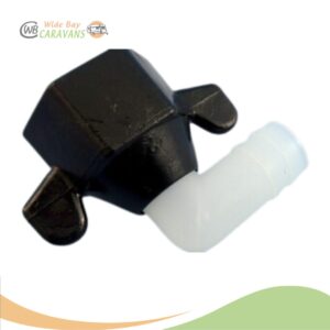 Shurflo Swivel Elbow 1/2B x 1/2F Tighten by Hand Only