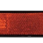 Reflector with Mounting Bracket - Amber 93mm x 35mm