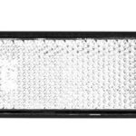 Reflector with Mounting Bracket - Clear 93mm x 35mm