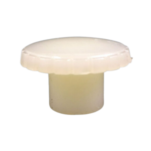 Knob Light Glass Platic White