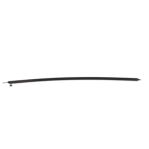 BLACK CURVED ROOF RAFTER: SLIGHT CURVE- max length of 243 cm (8")