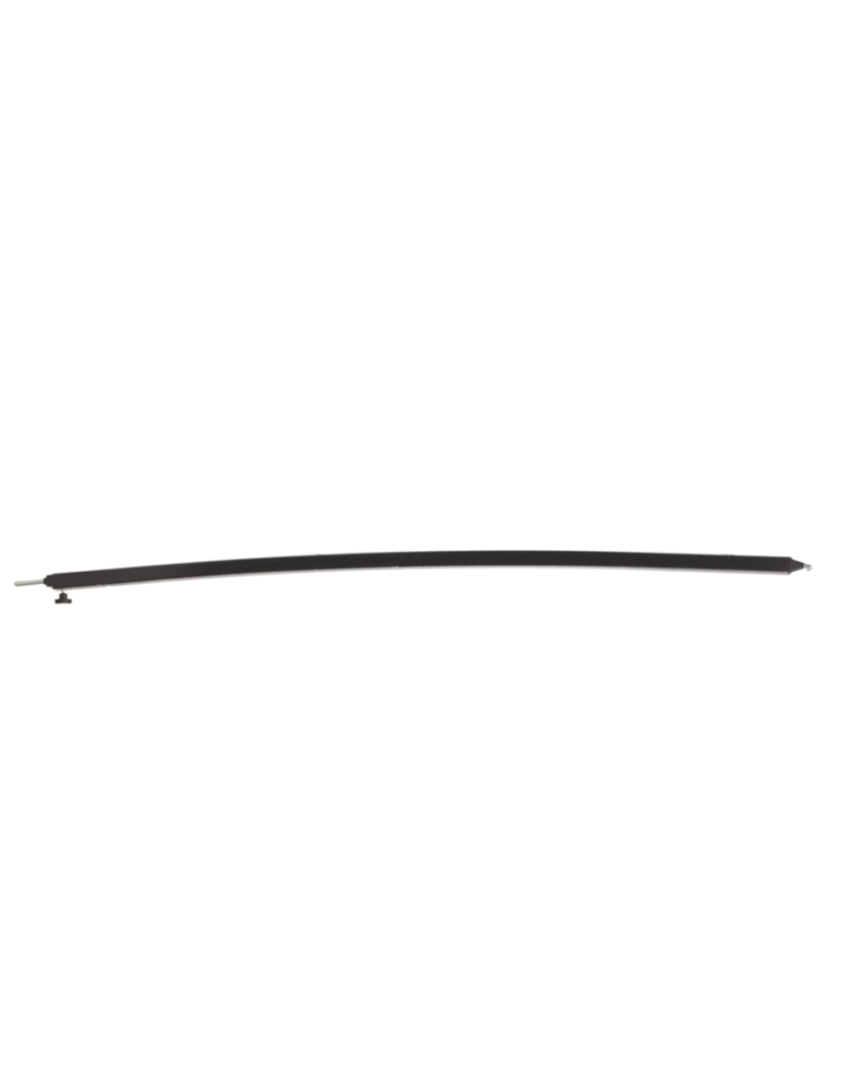 BLACK CURVED ROOF RAFTER: SLIGHT CURVE- max length of 243 cm (8")