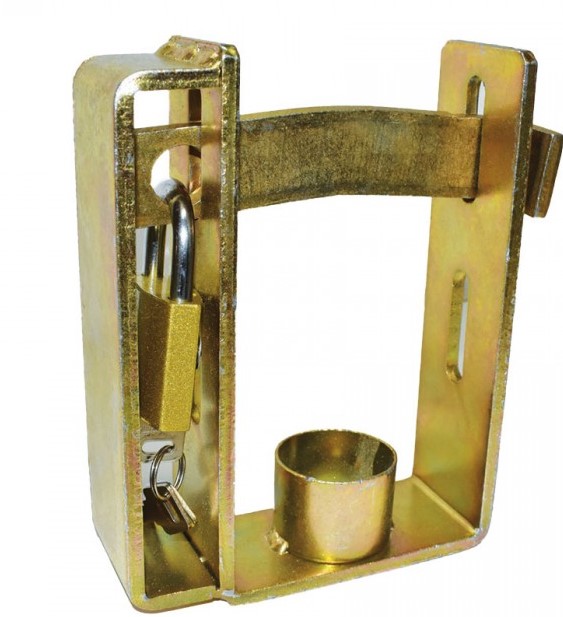 Coast Dual Trailer Coupling Lock (Heavy Duty inc Padlock)