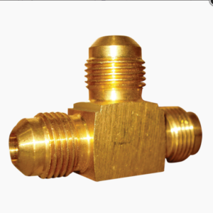 No 19 SAE Male 3-Way Tee Connector 3/8"