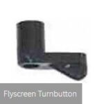DISCONTINUED - Flyscreen Turnbutton 5/16 Black (44)