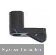 DISCONTINUED - Flyscreen Turnbutton 5/16 Black (44)