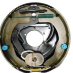 Electric Brake Backing Plate 12" w Pull Lever t/s Alko Left