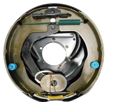 Electric Brake Backing Plate 12" w Pull Lever t/s Alko Left