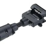 7 Large Round Socket - 7 Flat Plug