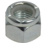 5/8" UNF Nyloc Nut - Zinc Plated