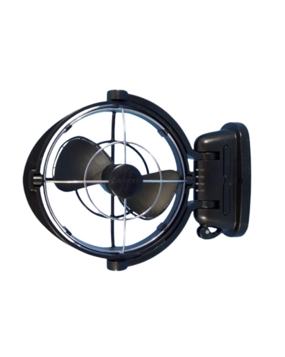 Sirocco Fan II - 3 Speed - 12V / 24V - 18cm (Black)