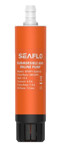 Seaflo Submersible/Inline Combo Water Pump 12v 280gph