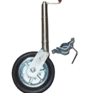Alko 10 Solid Tyre Jockey Wheel C/W Clamp. 623650