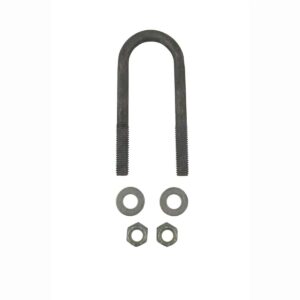 U-Bolt 45mm (1 3/4 Inch) Round x 140mm (5 1/2 Inch) Galvanised with Nuts & Washers