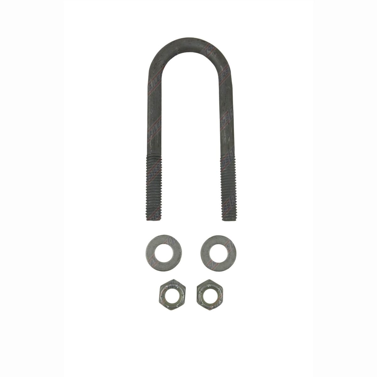 U-Bolt 45mm (1 3/4 Inch) Round x 140mm (5 1/2 Inch) Galvanised with Nuts & Washers