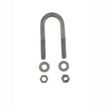 U-Bolt 39mm (1 1/2 Inch) Round x 115mm (4 1/2 Inch) Long with Nuts & Washers