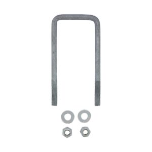 U-Bolt 75mm (3 Inch) Square x 175mm (7 Inch) Long with Nuts & Washers