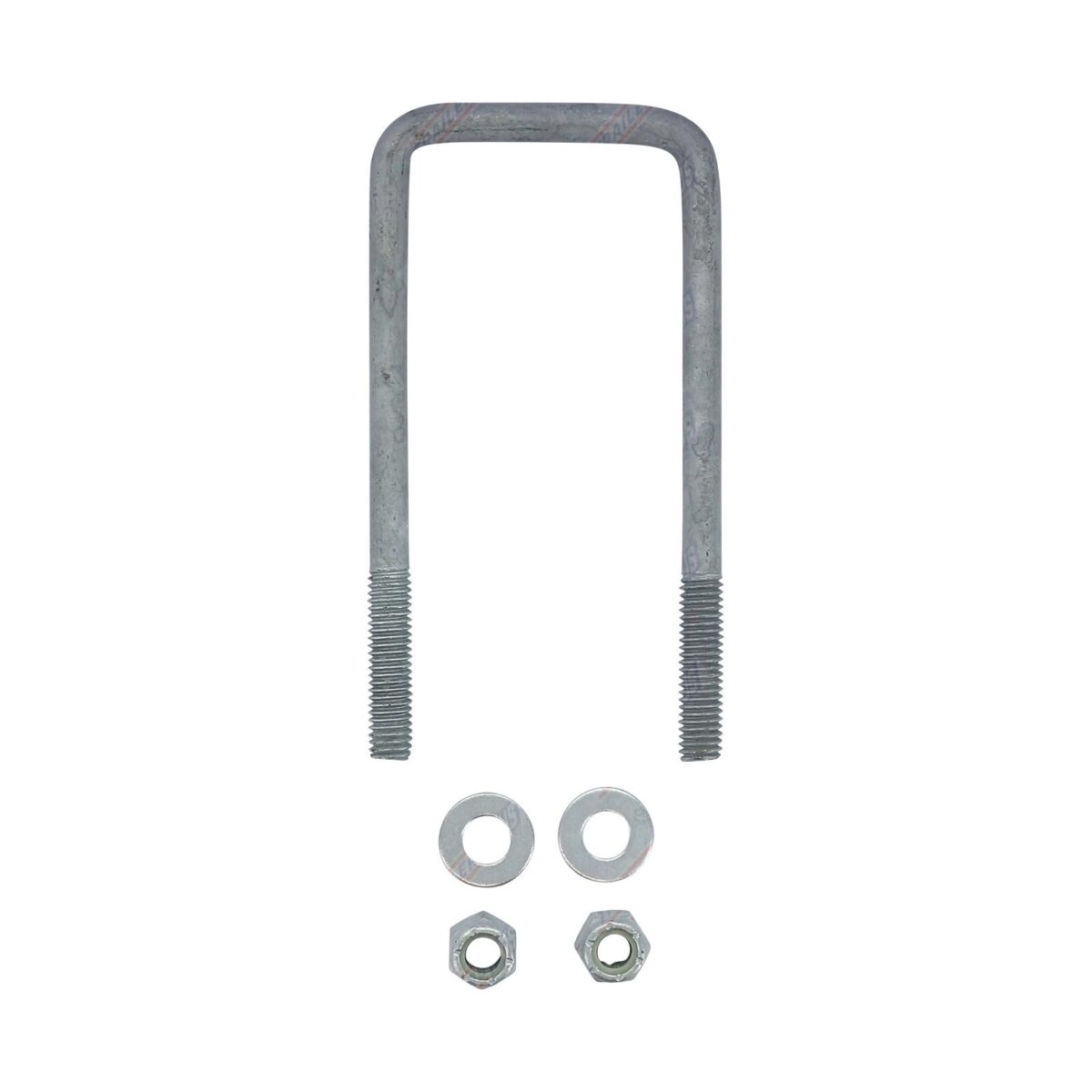 U-Bolt 75mm (3 Inch) Square x 175mm (7 Inch) Long with Nuts & Washers