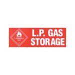 LP Gas Storage Sticker