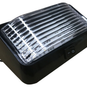 12V Led Annexe Light with Switch Black