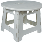 RV SMALL WHITE PLASTIC FOLDING TABLE