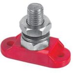 Stud Single Insulated 10mm Red