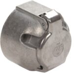7 PIN LARGE ROUND METAL TRAILER SOCKET