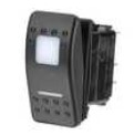 Narva Sealed Rocker Switch Off/On SPST 12V/24V Red LED (Contacts Rated 20A @ 12V) - 63158BL SKU: A9472779