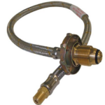 S/S Flexible Hose 600mm with H/Wheel for Double Bottle Kit Pol x 7/16 I/Flare. 6SHW0600