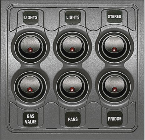 Contour 1000 Switch Panel, 6-Way