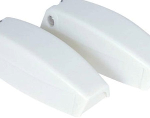Baggage Door Catch - White (Pair)