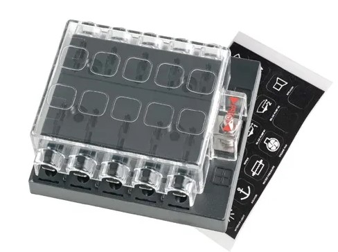 Narva 10-Way Standard Ats Blade Fuse Block