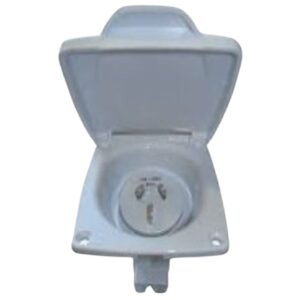 CMS 15AMP Plug Power Inlet White