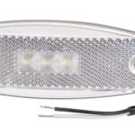 9-33 VOLT MODEL 17 LED FRONT END OUTLINE MARKER LAMP (WHITE)