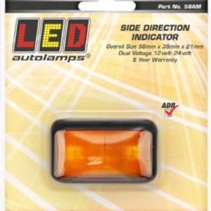 LED Autolamps 10/30V Side Direction Indicator In Blister Pack With 3 LEDs