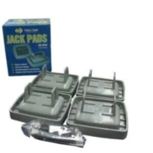 Coast Jack Pads 80mm with Anti Rattle Sleeve (Set of 4)