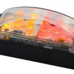 MARKER LED RED/AMBER BLACK