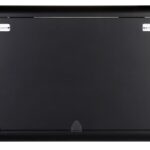 SMOOTH FINISH BLACK PICNIC TABLE FITTED WITH LED LIGHTS