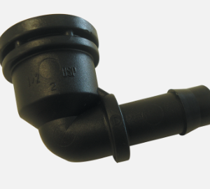 Threaded Elbow 13mm Barbed x 1/2" BSP Female
