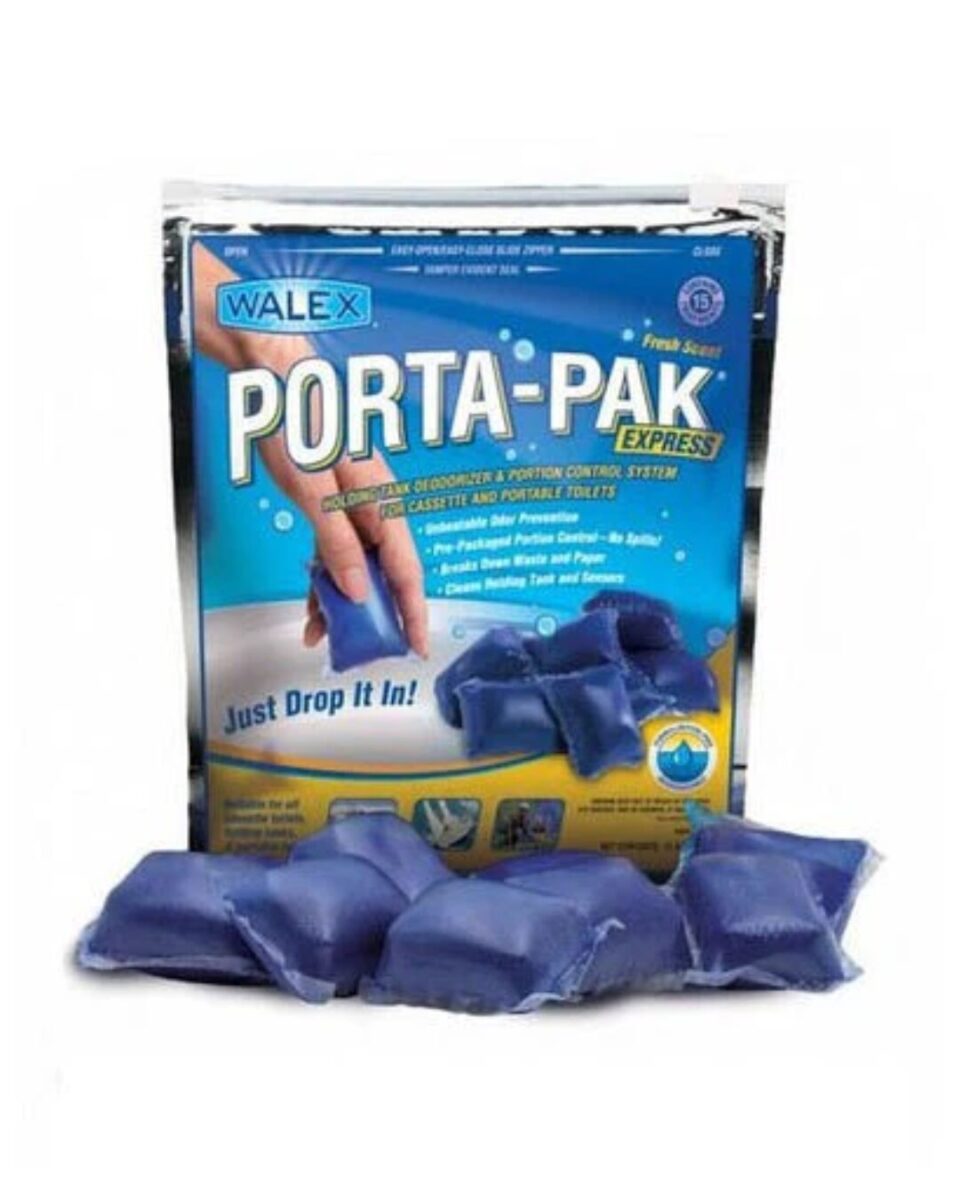 Walex Porta-Pak Express Blue Flush or Waste Tank Drop-In Sachets (15)