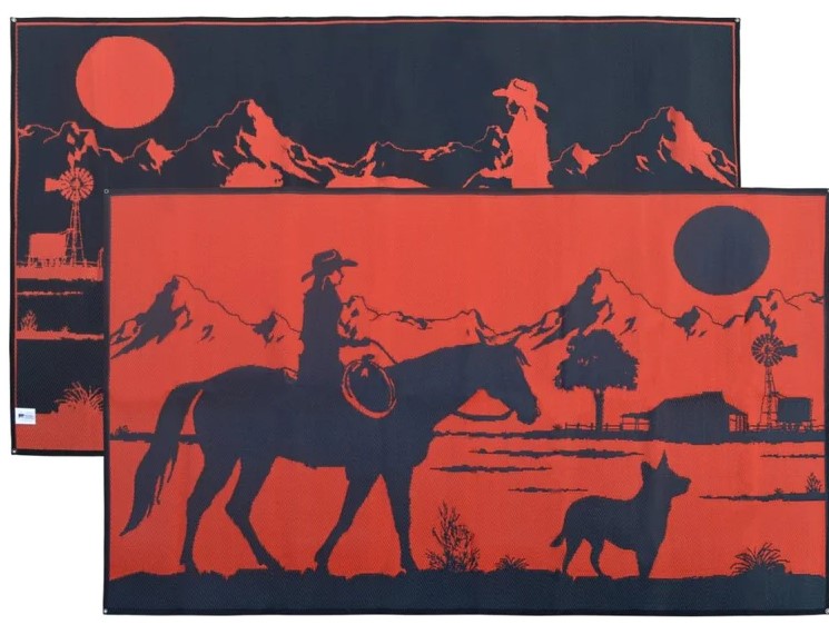 ACM Riding Home Mat (Orange/Black)