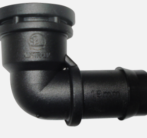 Threaded Elbow 19mm Barbed x 1/2" BSP Female