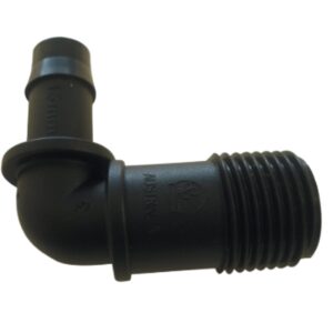 13mm Barbed x 1/2" BSP Male Threaded Elbow